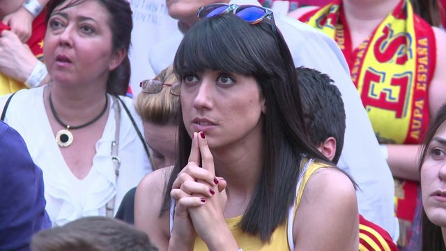 A Madrid, la détresse des supporteurs espagnols