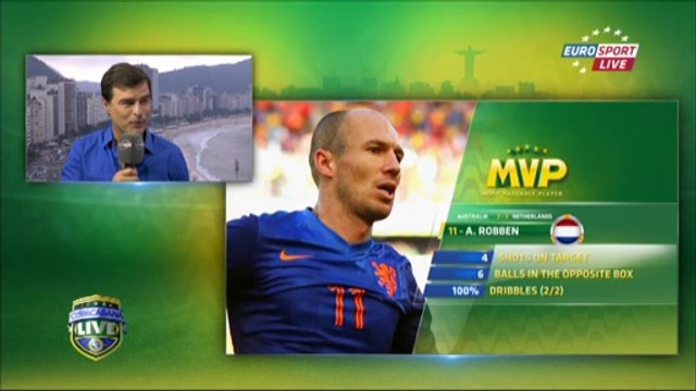 Robben Avustralya maçına da damga vurdu