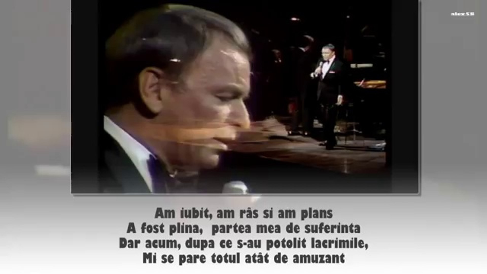 ⁣Frank Sinatra My Way (traducere română)