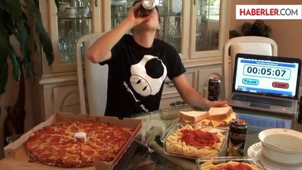 42 Dakikada 12 Bin Kalori Yedi