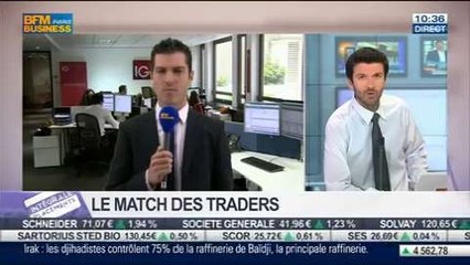 Скачать видео: Le Match des Traders: Jean-Louis Cussac VS Alexandre Baradez, dans Intégrale Placements - 19/06