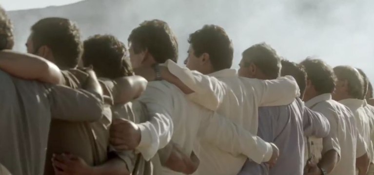 Mondial 2014 : les 33 mineurs Chiliens hurlent leur soutien à leur équipe