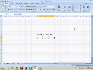 How I can get sum of value in Microsoft Excel by M. Umar