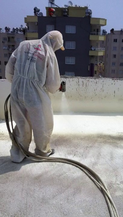 ÇATI İZOLASYONU SPREY POLİÜRETAN KÖPÜK MERSİN 05313564744