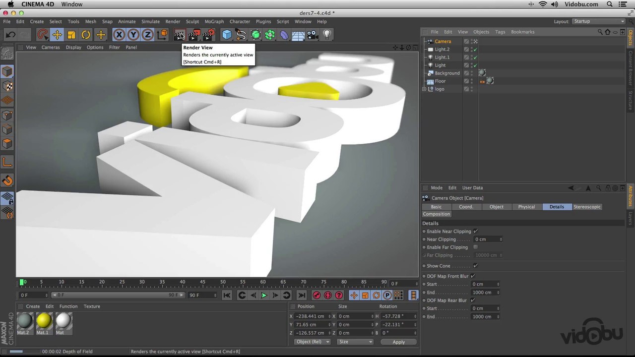 Cinema 4D ile Işık ve Sahne Kullanımı