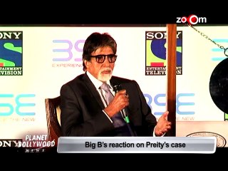 Amitabh Bachchan comments on Preity Zinta's controversy  Bollywood News