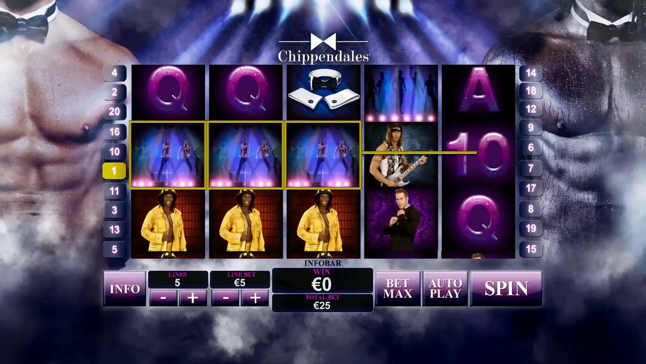 Chippendales ** Hot casino game**
