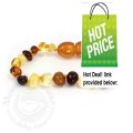 Discount Baltic Amber Baby Teething Bracelet in Multi-Color Review
