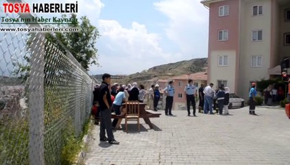 Tosya Toki Konutlarında Yangın