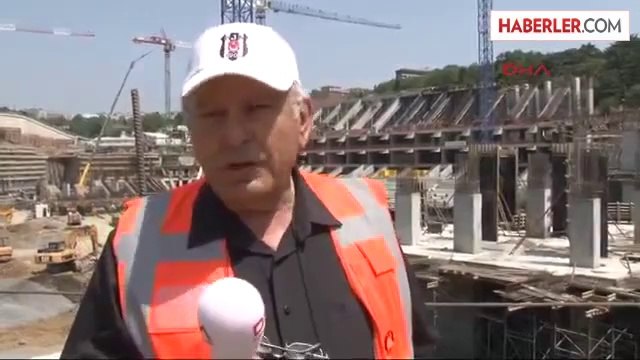 Beşiktaş Vodafone Arena Stadı'nda Çalışmalar Tüm Hızı ile Sürüyor