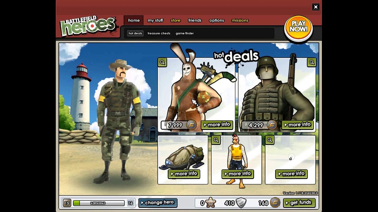 PlayerUp.com - Buy Sell Accounts - Selling my battlefield heroes account