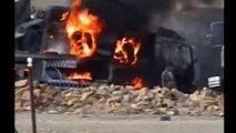 NATO base attacked in eastern Afghanistan, dozens of trucks destroyed
