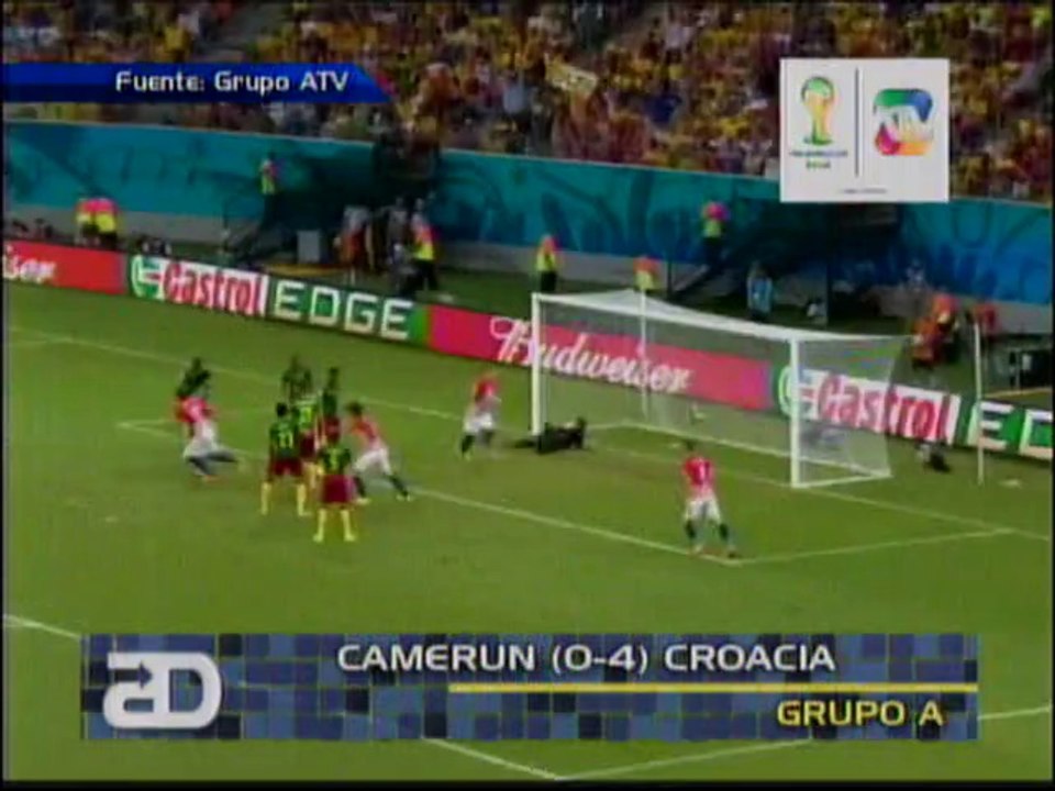 Resumen Grupo A - 2da Fecha - Croacia 4-0 Camerun