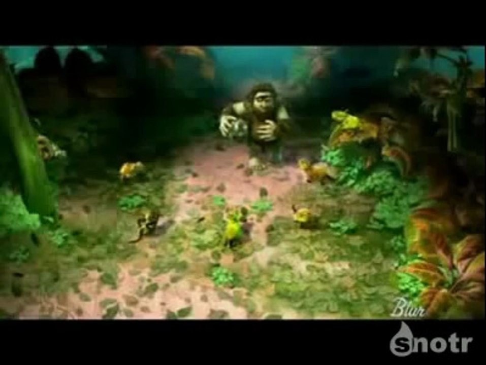 Funny 3D Caveman Animation Movie - In The Rough