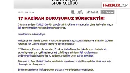 Galatasaray: Maça Çıkmama Kararımızın Arkasındayız