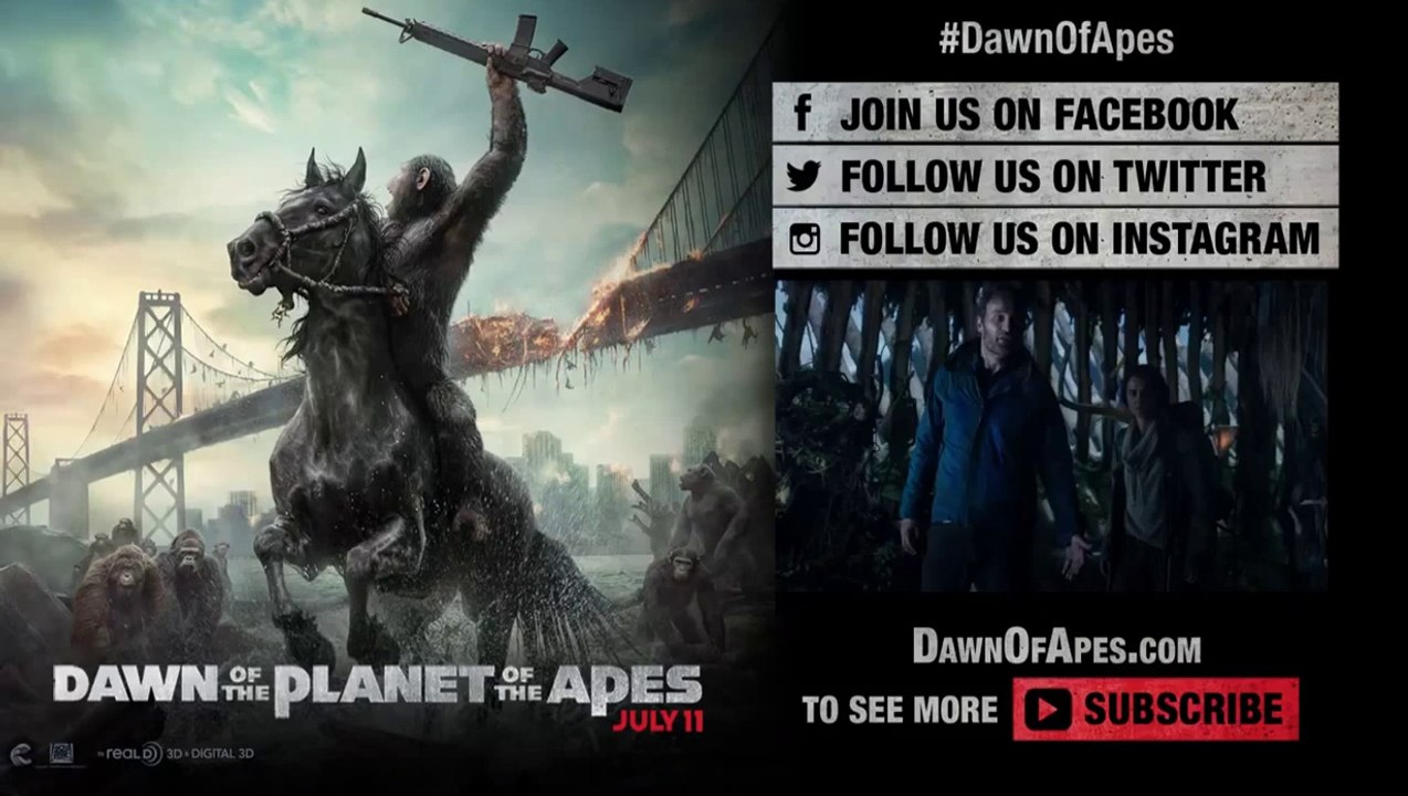 Dawn Of The Planet Of The Apes Official Movie Clip - Go (2014) Andy Serkis HD