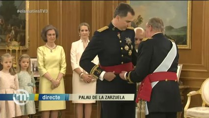 TV3 - Els Matins - Imposició de la Faixa de capità general de l'exèrcit