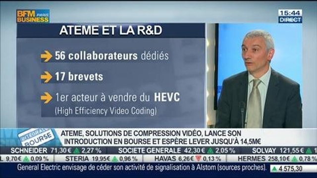 ATEME: Lancement de son introduction en bourse: Michel Artières, dans Intégrale Bourse – 19/06