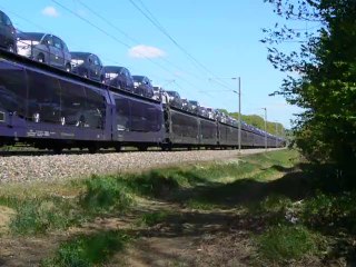 BB 37512 assure un Gefco entre Sochaux et Gevrey.