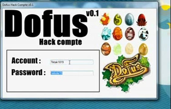 Comment pirater un compte Dofus