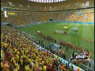 بكاء نجم كوت ديفوار أثناء عزف السلام الوطني والجمهور يشاركه البكاء