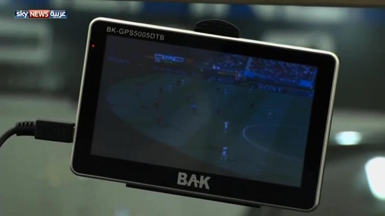 شاشات كأس العالم بداخل التاكسي في البرازيل