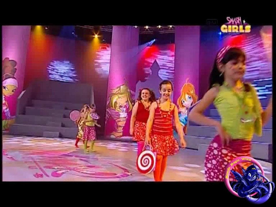 Winx Club Vola sul palco scenico