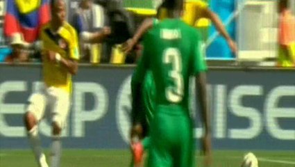 هدف الافيال في مرمى كولومبيا