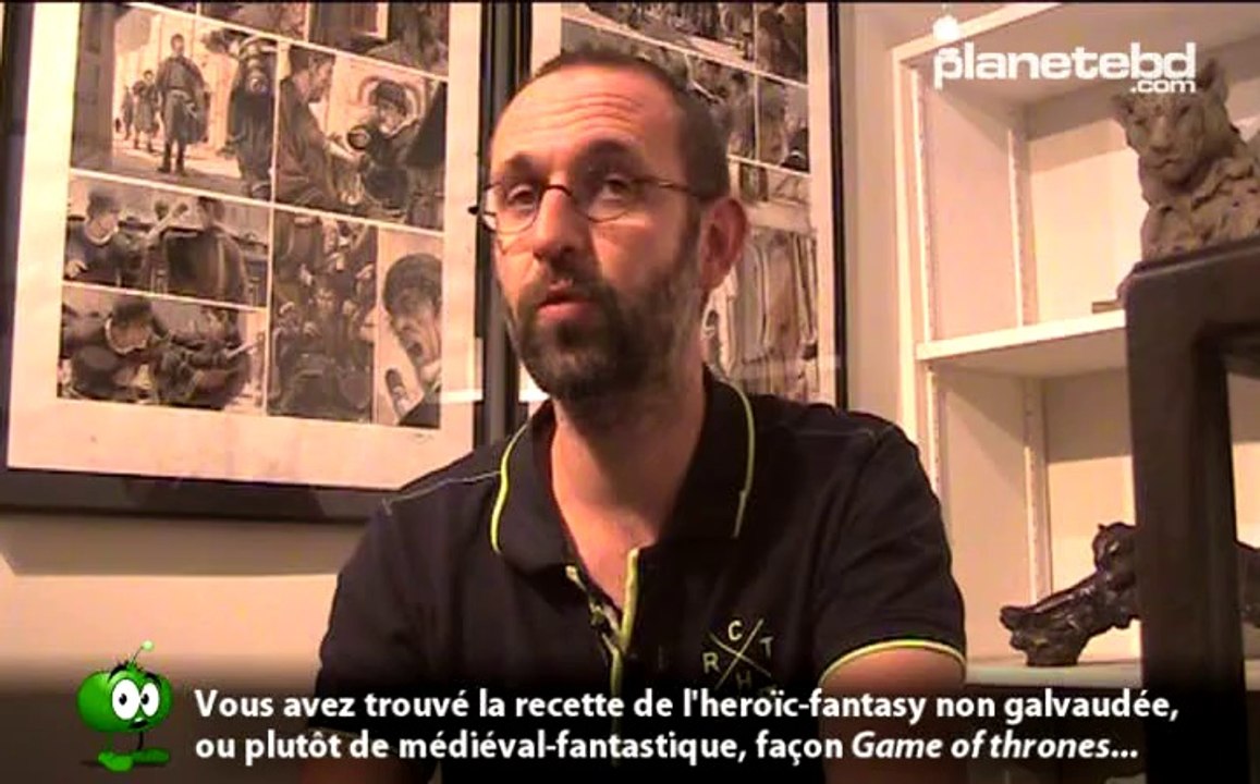 Eric Bourgier en interview pour planetebd.com