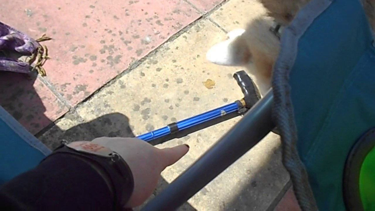 The cane and the breaking treat box