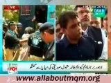 Tahira Asif assassination attempt MQM denies any link to Robbery: Dr Khalid Maqbool Siddiqui press conference outside Sheikh Zaid Hospital