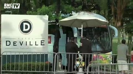 Football / Départ des Bleus pour l'entraînement - 19/06