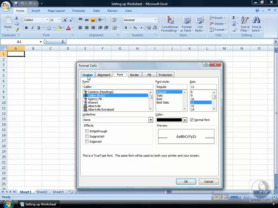 Excel 2007 Essential Training-6-Whats on the Ribbon