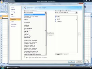 Excel 2007 Essential Training-8-Customizing the Ribbon
