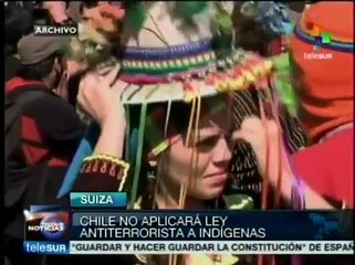 Chile no aplicará ley antiterrorista a indígenas por protestas