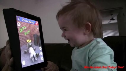 TALKING TOM GETS BASHED IPAD