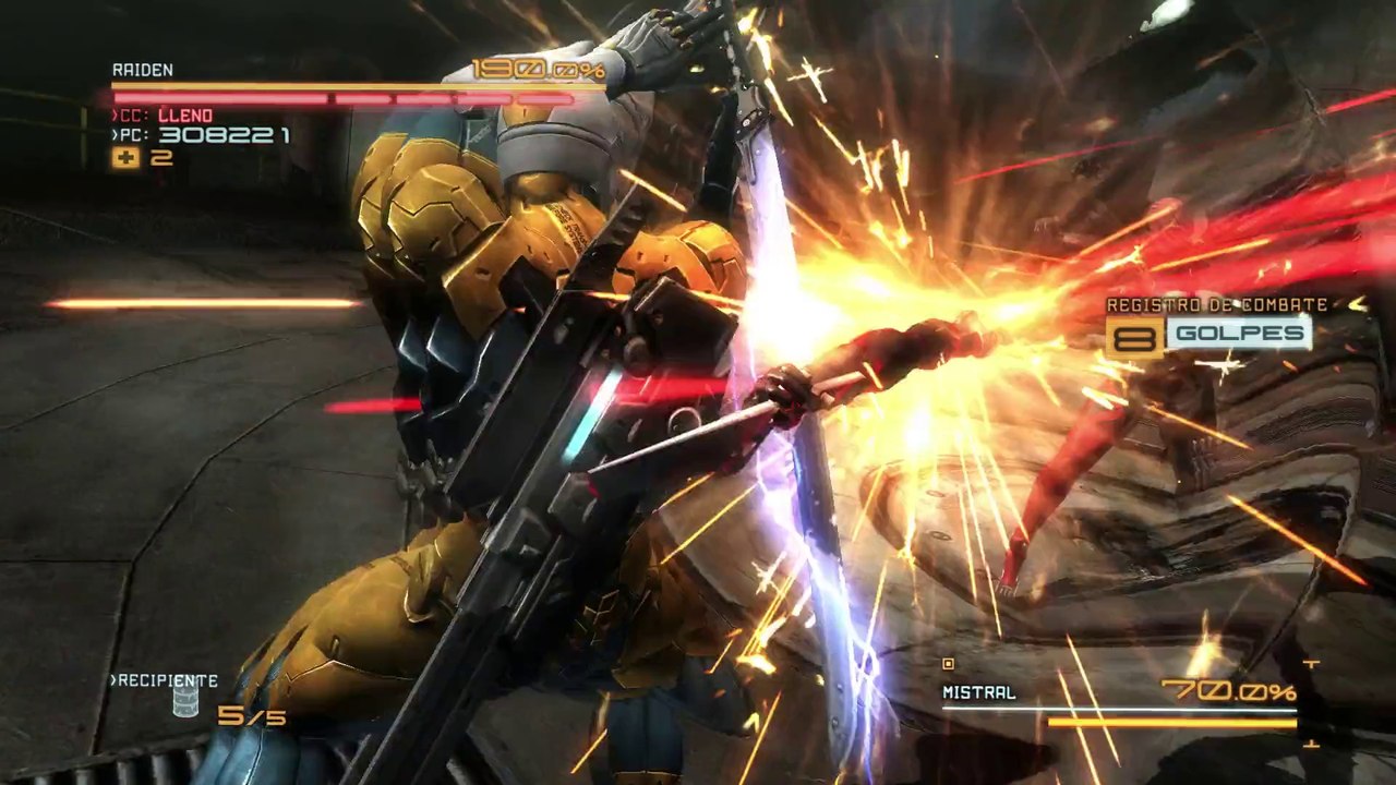 METAL GEAR RISING REVENGEANCE sub. Español Ninja vs Mistral