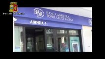 Ragusa - Rapinatore seriale della Banca Agricola arrestato dalla Polizia (19.06.14)