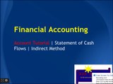 Financial Accounting Online Tutorial 17 | Statement of Cash Flows for Operating Activities | Indirect Method With Solved Example