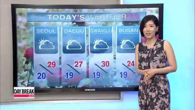 Clouds stick around, monsoon rain in Jeju