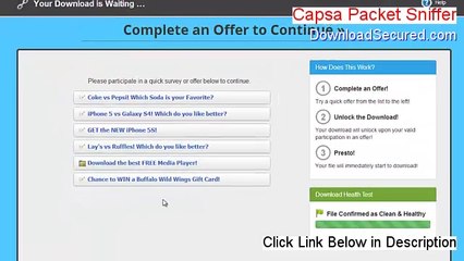Capsa Packet Sniffer Download -  (2014)