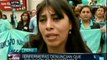 Enfermeras peruanas se manifestaron para exigir mejoras salariales