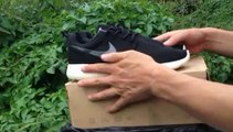 Nike Roshe Running Shoes Black Sailgrey on Feet * www.sports3y.ru *