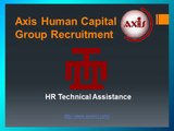 HR Technical Assistance of Axis Human Capital Group Recruitment