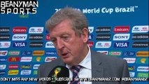 World Cup 2014 - Uruguay 2-1 England - Roy Hodgson Post Match Interview - Not Let Anyone Down