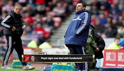 Poyet signs new deal with Sunderland