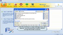 how to recover corrupted word files