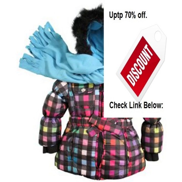 Cheap Deals Rothschild Girls Novelty Print Snowsuit Jacket with Scarf Review