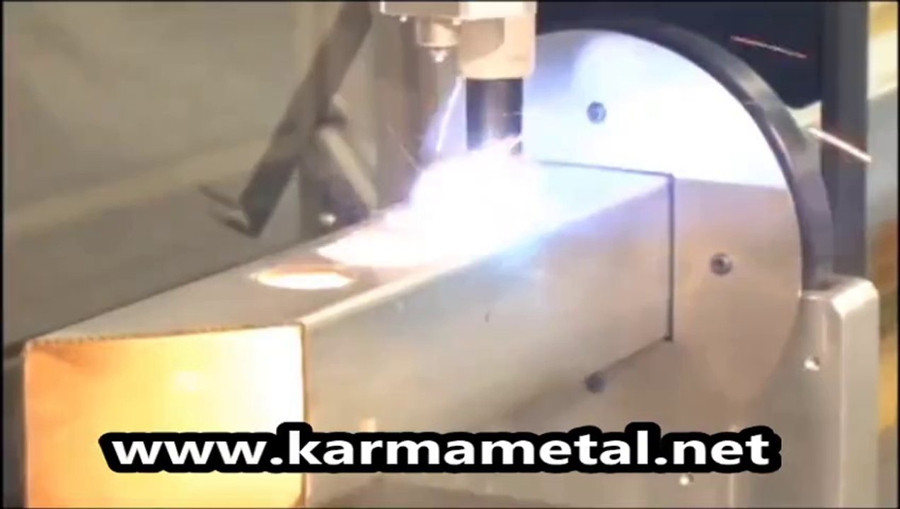 KARMA METAL cnc lazer boru kesim profil kesme kurt ağzı açma