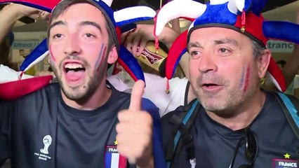 World Cup: French supporters go wild in Salvador